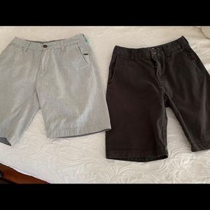 2 pairs of Boys Vissla Shorts Size 24
